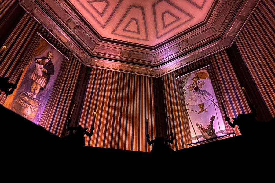 Haunted Mansion Stretching Room