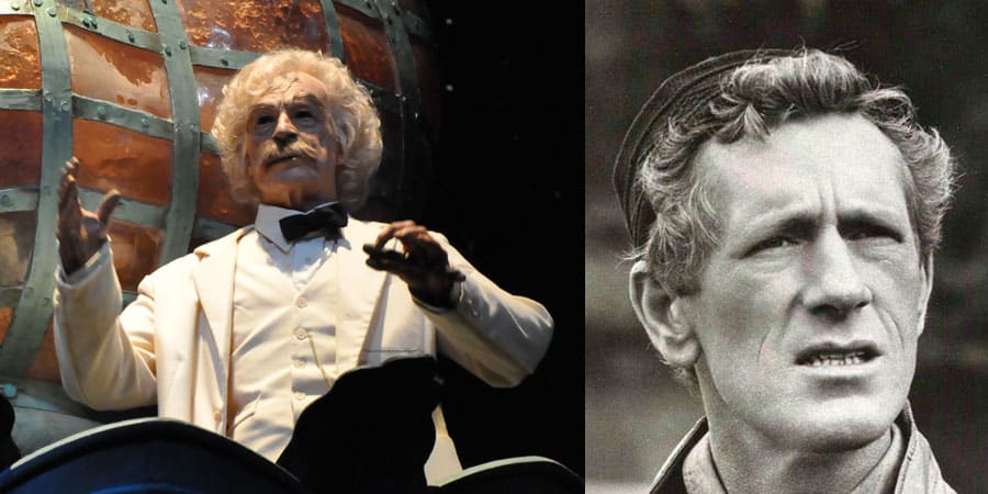 John Anderson as Mark Twain