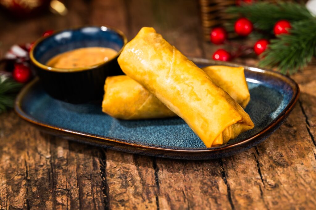 Pastrami Reuben Spring Rolls at Spring Roll Cart in Adventureland 